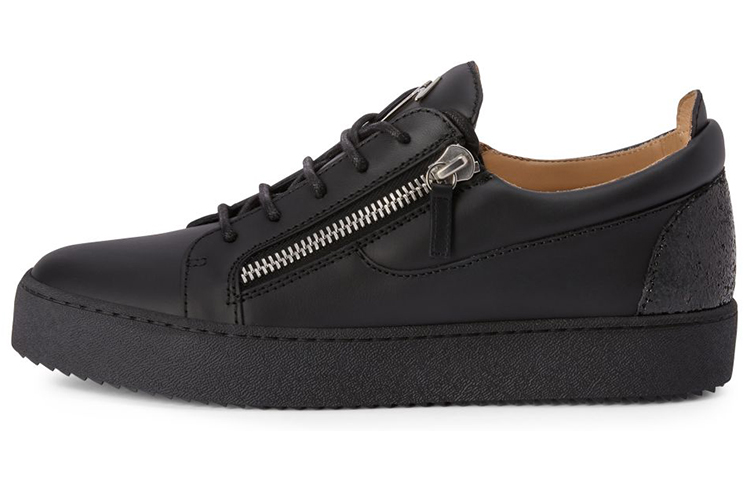 Giuseppe Zanotti Frankie Low 'Black Leather'