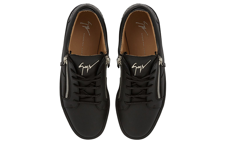 Giuseppe Zanotti Frankie Low 'Black Leather' 圖 4