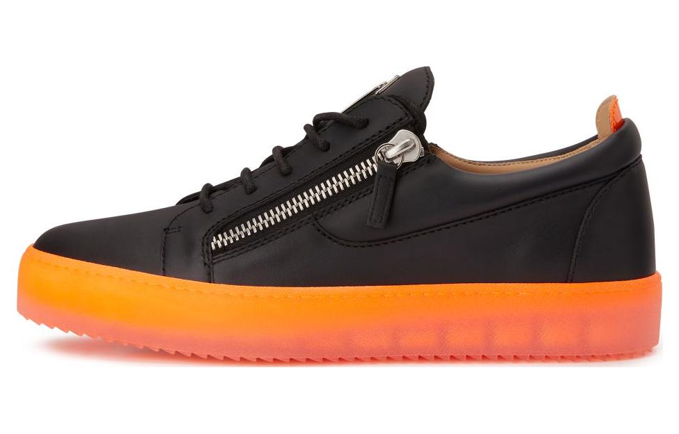 Giuseppe Zanotti Frankie Low 'Black Leather'