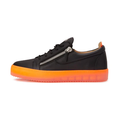 Giuseppe Zanotti Frankie Low 'Black Leather'