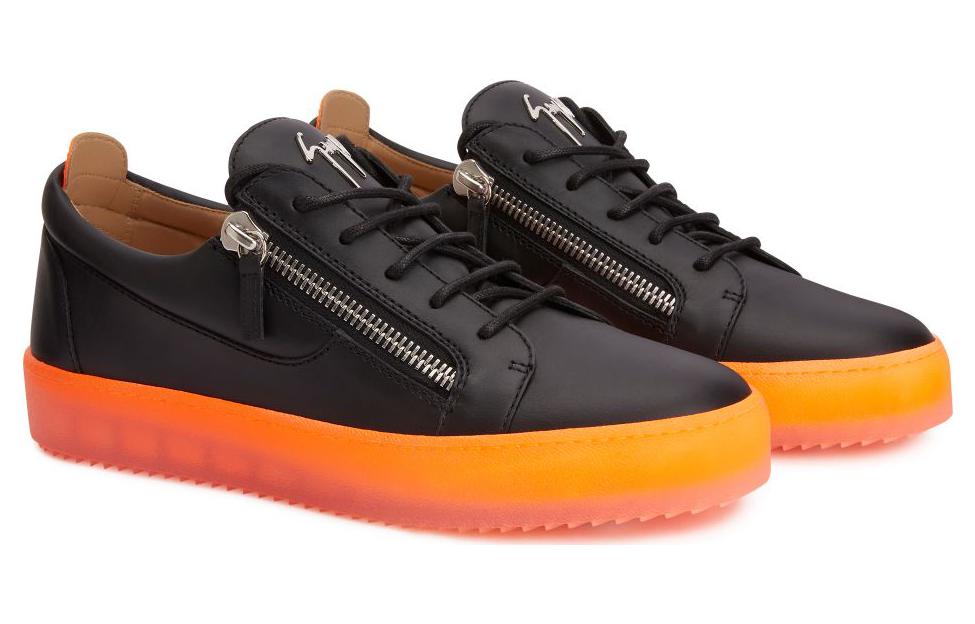 Giuseppe Zanotti Frankie Low 'Black Leather' 圖 2