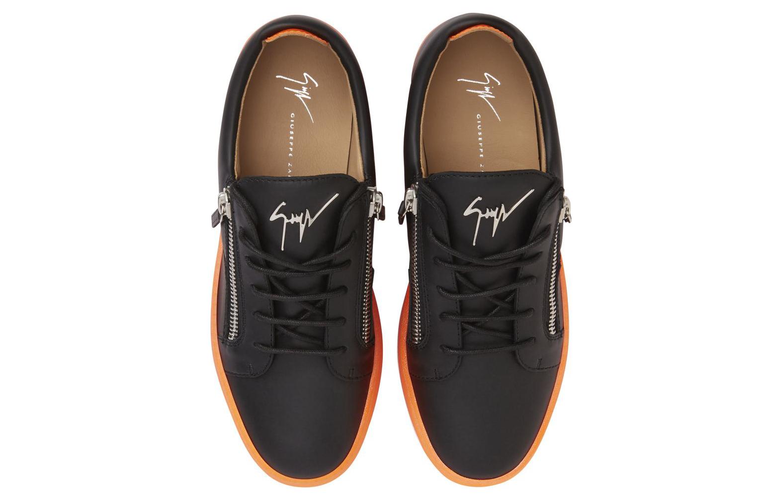 Giuseppe Zanotti Frankie Low 'Black Leather' 圖 3