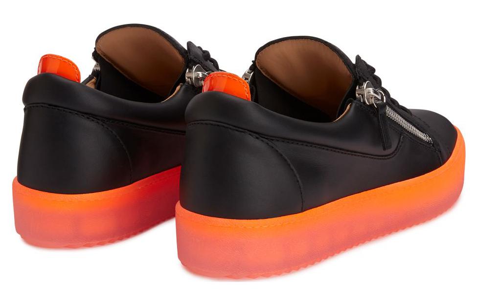 Giuseppe Zanotti Frankie Low 'Black Leather' 圖 5