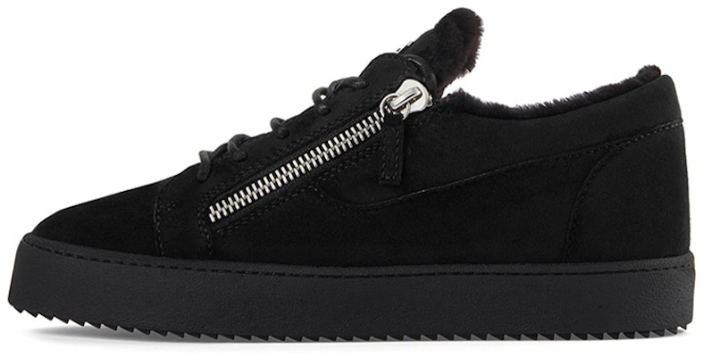 Giuseppe Zanotti Frankie Low 'Black Leather Suede' RU00018003 Buy Giuseppe Zanotti Frankie Low 'Black Leather Suede' RU00018003