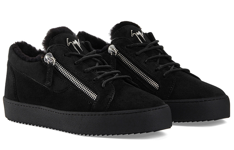 Giuseppe Zanotti Frankie Low 'Black Leather Suede' 圖 2