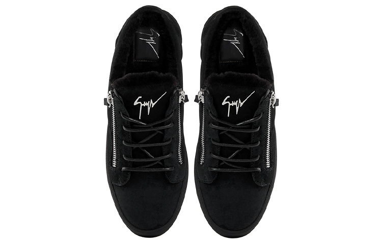 Giuseppe Zanotti Frankie Low 'Black Leather Suede' 圖 4