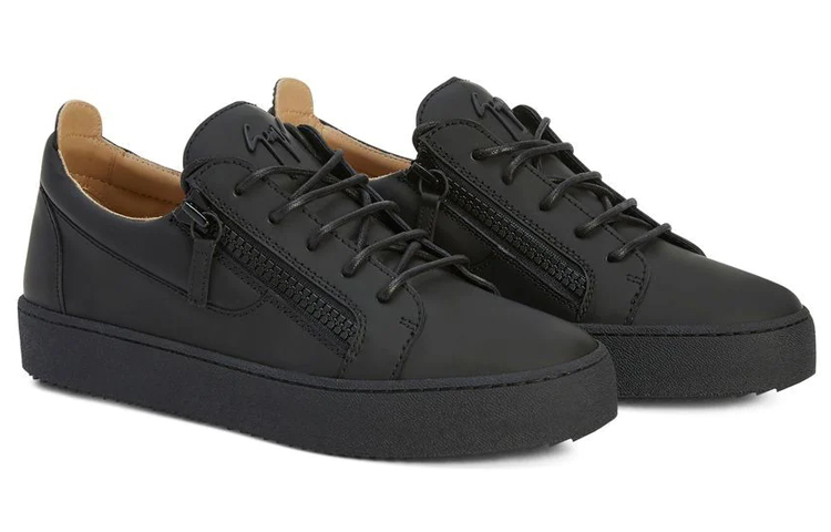 Giuseppe Zanotti Frankie Low 'Black Zip Lace-Up' 圖 2