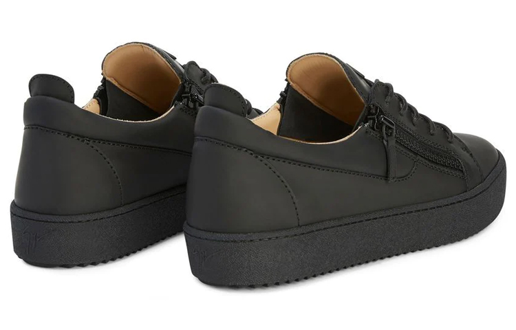 Giuseppe Zanotti Frankie Low 'Black Zip Lace-Up' 圖 3