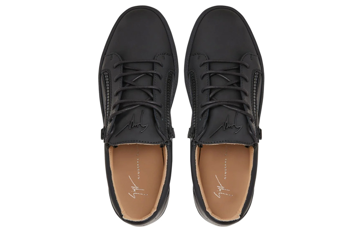 Giuseppe Zanotti Frankie Low 'Black Zip Lace-Up' 圖 4