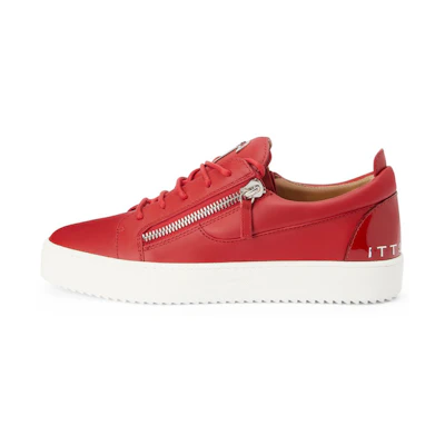 Giuseppe Zanotti Frankie Low 'Red Leather'