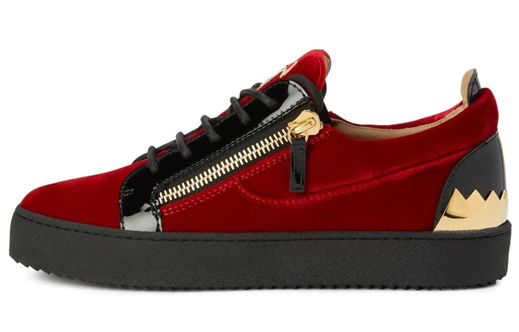 Giuseppe Zanotti Frankie Low 'Red Velvet Patent' RU20045002