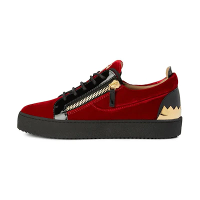 Giuseppe Zanotti Frankie Low 'Red Velvet Patent'
