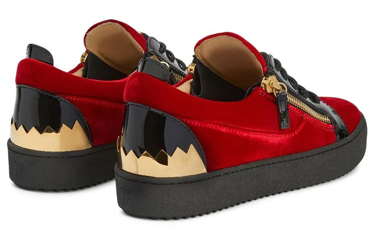 Giuseppe Zanotti Frankie Low 'Red Velvet Patent' 圖 3