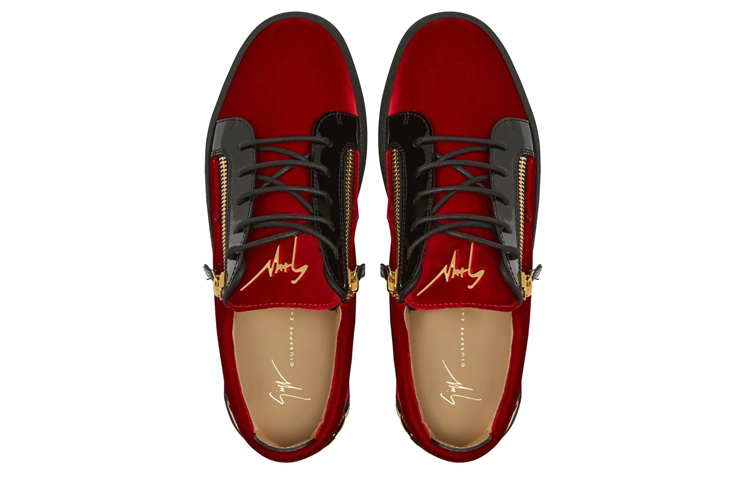 Giuseppe Zanotti Frankie Low 'Red Velvet Patent' 圖 4
