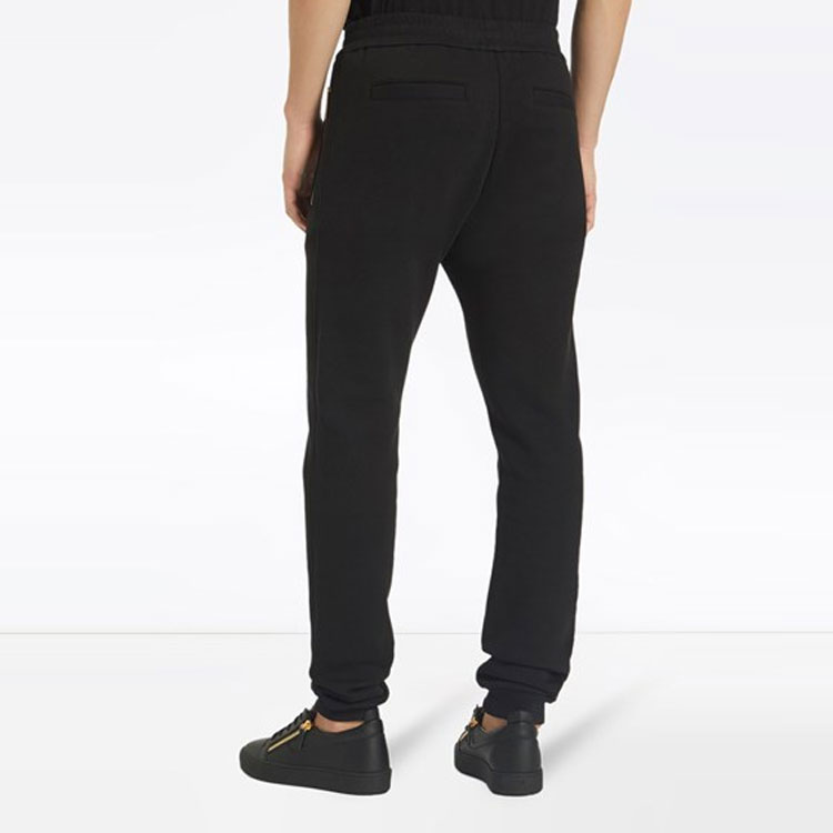 Shop ジュゼッペザノッティ FW21 ストレートレッグ トラックパンツ ブラック IRU0010001