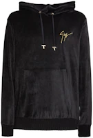 Giuseppe Zanotti FW22 Logo Embroidered Hoodie Black Pullover IRU2006001 Giuseppe Zanotti FW22 Logo Embroidered Hoodie Black Pullover IRU2006001