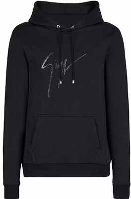 주세페 자노티 FW23 블랙 로고 프린트 후드티 IRU3002001 Buy 주세페 자노티 FW23 블랙 로고 프린트 후드티 IRU3002001