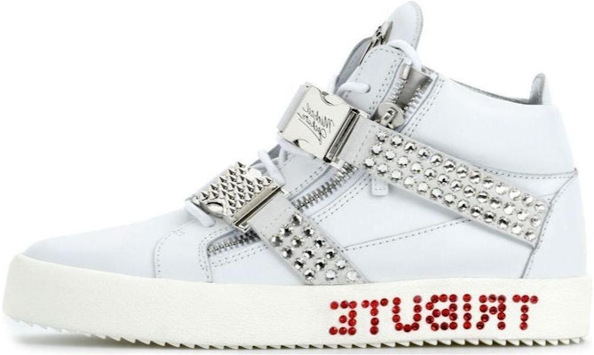 Giuseppe Zanotti Giuseppe Zanniotti Tribute High-Top Sneakers 'White Leather' 1RM90064003 Buy Giuseppe Zanotti Giuseppe Zanniotti Tribute High-Top Sneakers 'White Leather' 1RM90064003