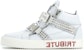Giuseppe Zanotti Giuseppe Zanotti Tribute High-Top Sneakers 'Kulit Putih' 1RM90064003