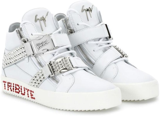 주세페 자노티 트리뷰트 하이탑 스니커즈 (화이트) 1RM90064003 Lookbook 주세페 자노티 트리뷰트 하이탑 스니커즈 (화이트) 1RM90064003