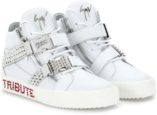 Sepatu Tinggi Giuseppe Zanotti Tribute 'Kulit Putih' 1RM90064003 Lookbook Sepatu Tinggi Giuseppe Zanotti Tribute 'Kulit Putih' 1RM90064003