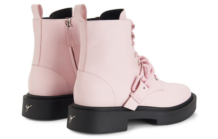 Giuseppe Zanotti Giuseppi Zanotti Adric 'Pink Leather Lace-Up Bootie' 圖 3