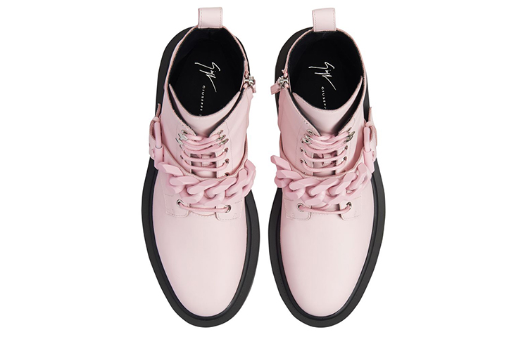 Giuseppe Zanotti Giuseppi Zanotti Adric 'Pink Leather Lace-Up Bootie' 圖 4