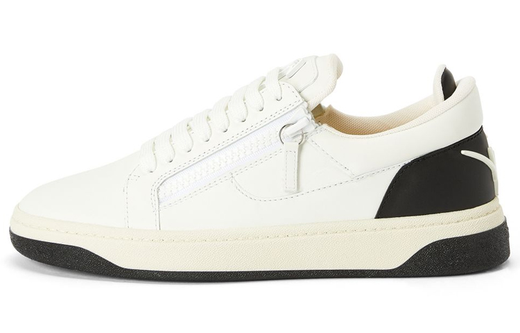 Giuseppe Zanotti GZ94 'Black and White Floral Lace-Up Low-Top' RU30027001