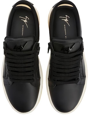 Giuseppe Zanotti Gz94 'Black Leather Low-Top' RU30041001 Shop Giuseppe Zanotti Gz94 'Black Leather Low-Top' RU30041001