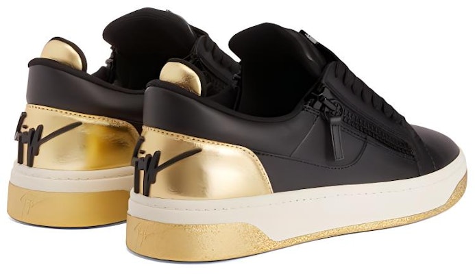 Giuseppe Zanotti Gz94 'Black Leather Low-Top' RU30041001 Purchase Giuseppe Zanotti Gz94 'Black Leather Low-Top' RU30041001