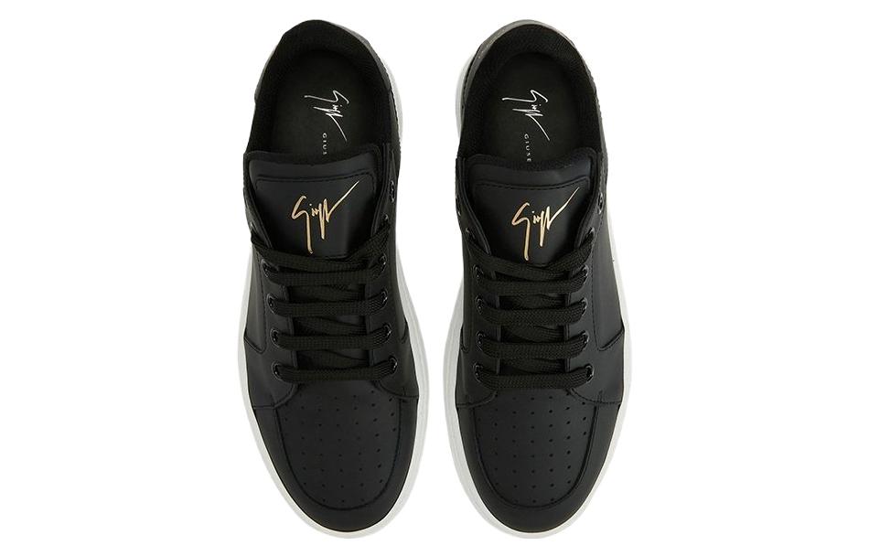 Lookbook Giuseppe Zanotti GZ94 'Kasut Hitam Rendah Klasik Hujung Bulat' RU30035002