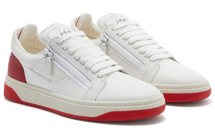 Giuseppe Zanotti Gz94 'White Red Floral Low-Top' 圖 2