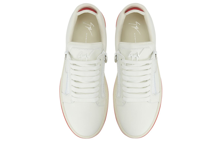 Giuseppe Zanotti Gz94 'White Red Floral Low-Top' 圖 3