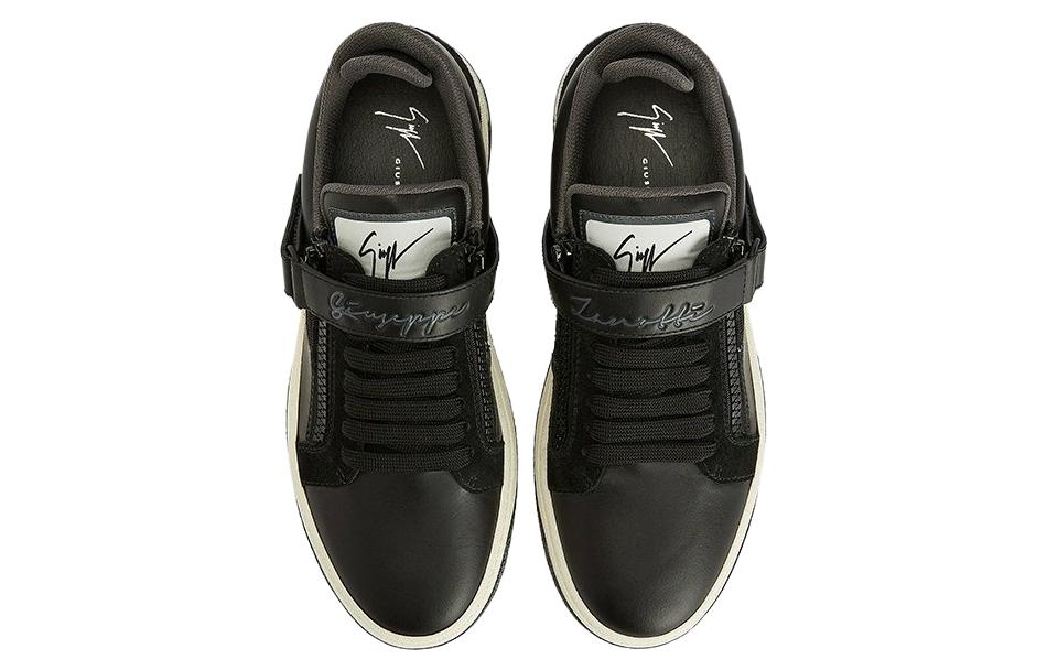 Lookbook 朱塞佩·萨诺第 GZ94 低帮 '黑色皮革' 运动鞋 RU30046001