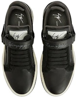 Giuseppe Zanotti/GZ Gz94 牛皮革 舒適百搭圓頭綁帶厚底 低幫 板鞋 男款 黑色 Lookbook Giuseppe Zanotti/GZ Gz94 牛皮革 舒適百搭圓頭綁帶厚底 低幫 板鞋 男款 黑色