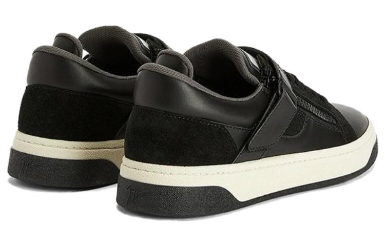 Shop 朱塞佩·萨诺第 GZ94 低帮 '黑色皮革' 运动鞋 RU30046001