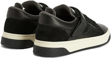 Giuseppe Zanotti/GZ Gz94 牛皮革 舒適百搭圓頭綁帶厚底 低幫 板鞋 男款 黑色 Shop Giuseppe Zanotti/GZ Gz94 牛皮革 舒適百搭圓頭綁帶厚底 低幫 板鞋 男款 黑色