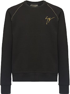 Giuseppe Zanotti GZ Hitam Logo Sulam Crewneck Lengan Panjang Sweatshirt Lelaki IRU0011001 Buy Giuseppe Zanotti GZ Hitam Logo Sulam Crewneck Lengan Panjang Sweatshirt Lelaki IRU0011001