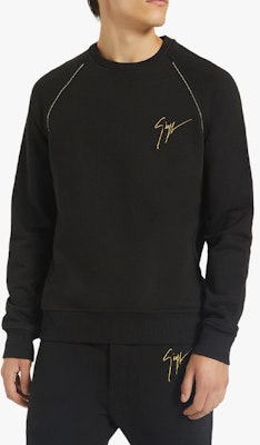 朱塞佩·萨诺第 GZ 黑色标志刺绣圆领长袖卫衣 男款 IRU0011001 Details for 朱塞佩·萨诺第 GZ 黑色标志刺绣圆领长袖卫衣 男款 IRU0011001