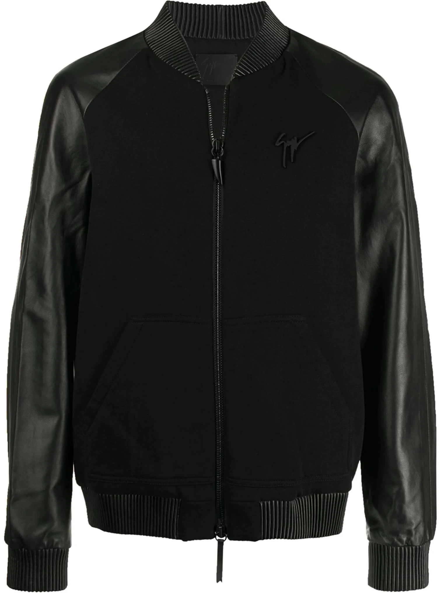 giuseppe-zanotti-gz-black-solid-zip-up-biker-jacket-eru-9000