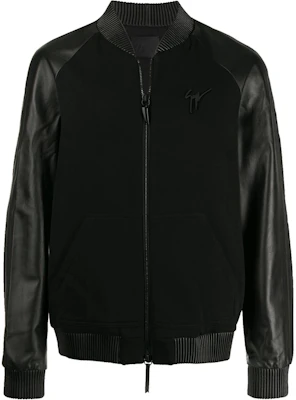 Giuseppe Zanotti GZ Jaket Biker Zip-Up Hitam Solid ERU9000 Buy Giuseppe Zanotti GZ Jaket Biker Zip-Up Hitam Solid ERU9000