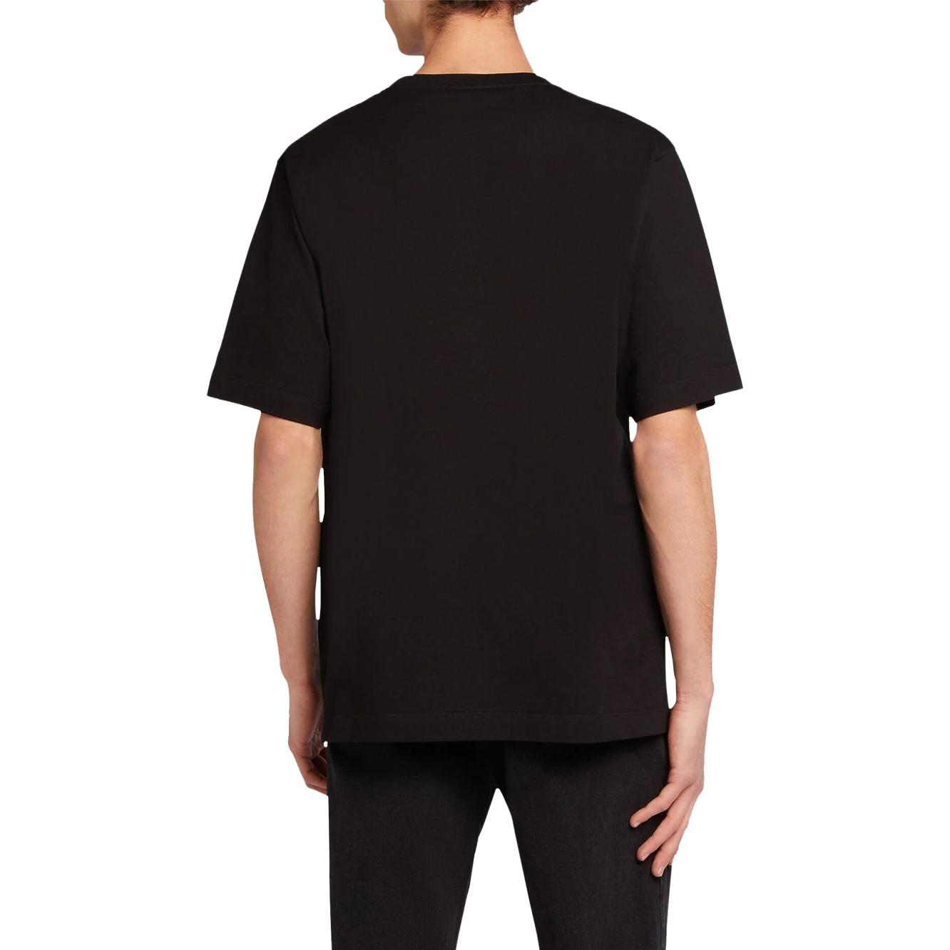 Shop ジュゼッペザノッティ GZ FW22 ロゴ ラインストーン 半袖 Tシャツ メンズ ブラック ゴールド IRU2003001