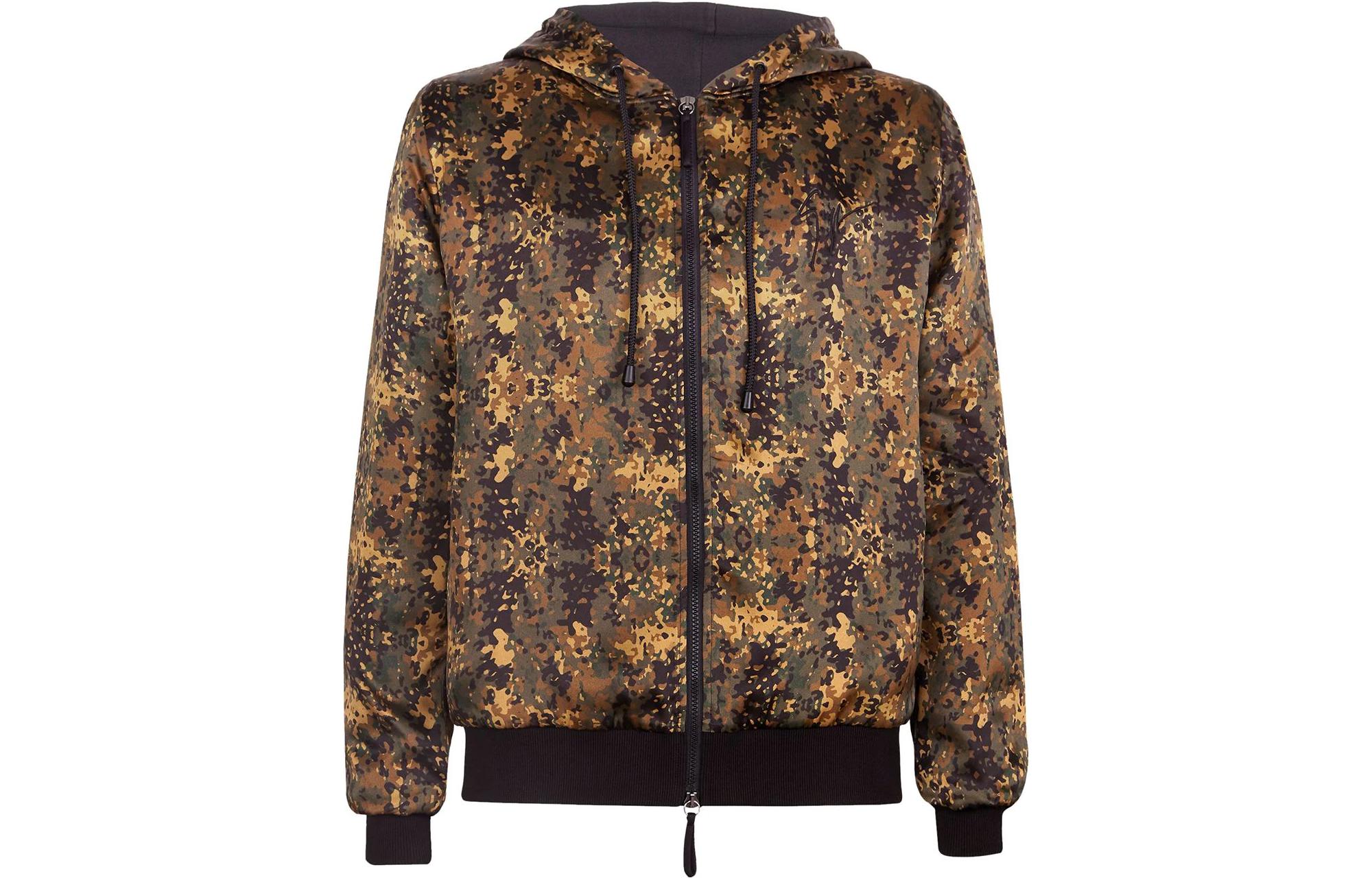 Giuseppe Zanotti GZ FW23 Camo Print Hooded Jacket Men’s Multicolor ERU1002001