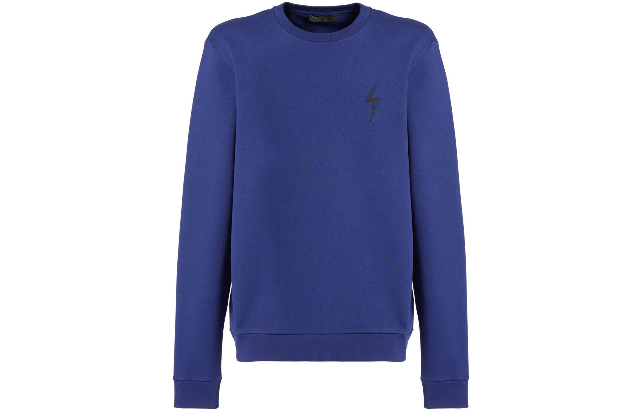 Giuseppe Zanotti GZ FW23 Solid Color Crewneck Sweatshirt Deep Purple IRU2012K02