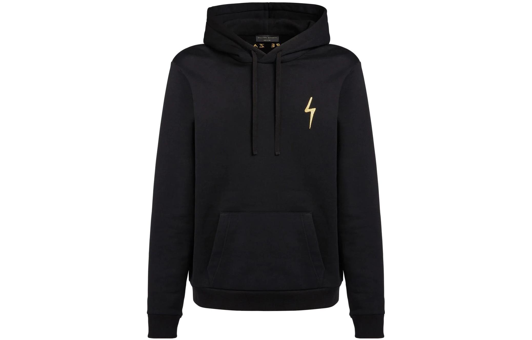 Giuseppe Zanotti GZ Lightning Print Pullover Hoodie Black () ERU2018H02