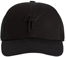 Giuseppe Zanotti GZ Logo Cotton Polyester Black Cap for Men EAU4007001 Giuseppe Zanotti GZ Logo Cotton Polyester Black Cap for Men EAU4007001