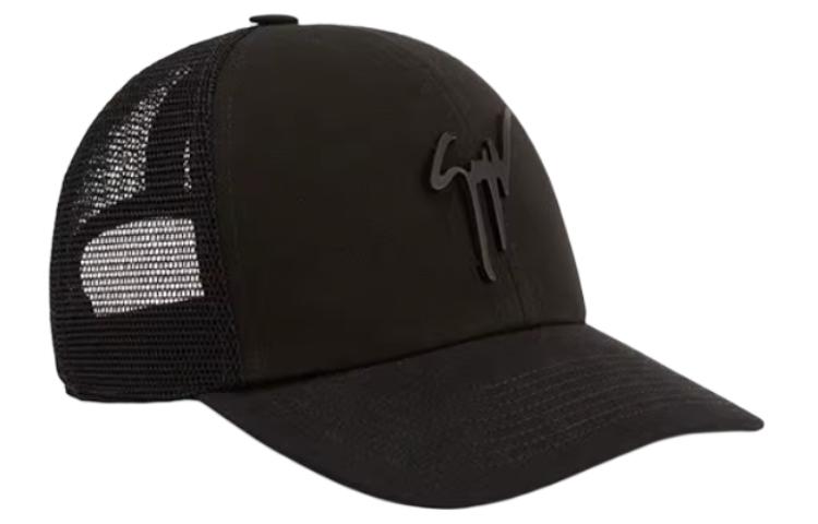 Lookbook ジュゼッペザノッティ GZロゴ コットンポリエステル ブラックキャップ メンズ EAU4007001