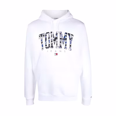 Giuseppe Zanotti GZ Logo Print Drawstring Relaxed Hoodie White. DM0DM17810