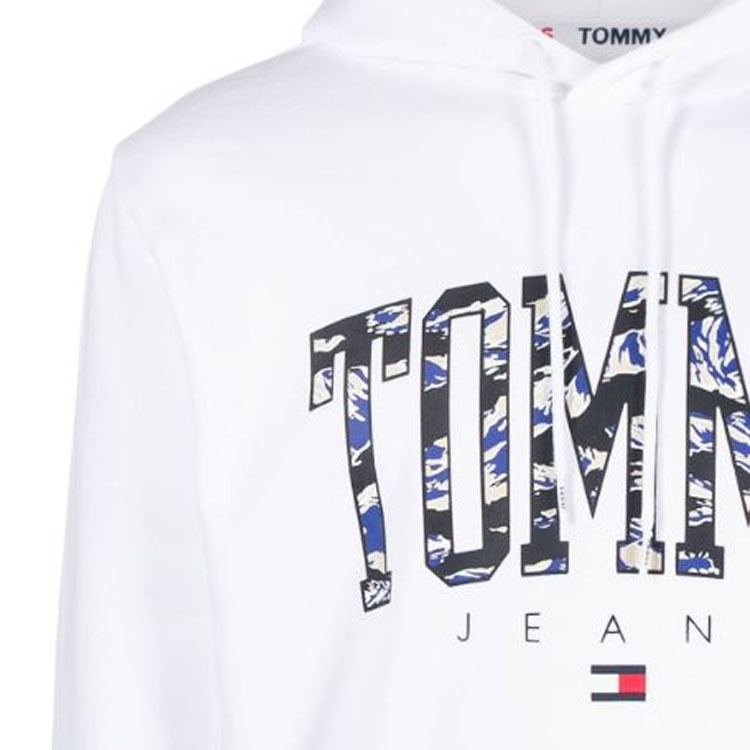 Sizing Sudadera con capucha blanca relajada con logotipo GZ de Giuseppe Zanotti. DM0DM17810