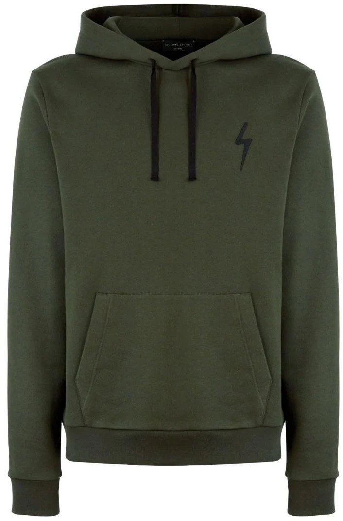 giuseppe-zanotti-gz-olive-green-solid-color-hoodie-long-sleeve-casual-wear-iru-2013-k07